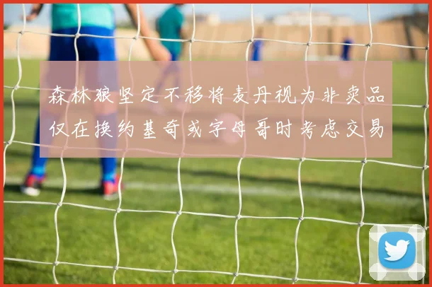 森林狼坚定不移将麦丹视为非卖品仅在换约基奇或字母哥时考虑交易